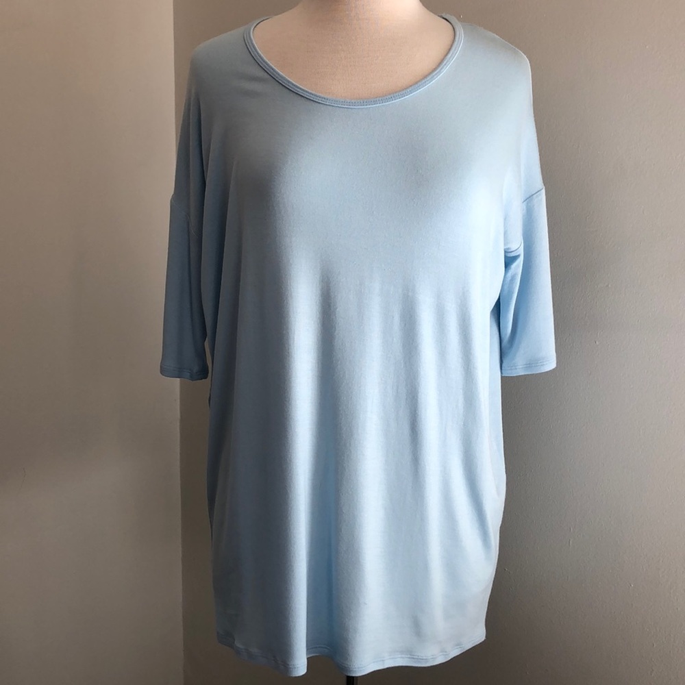 Long Light Blue Shirt